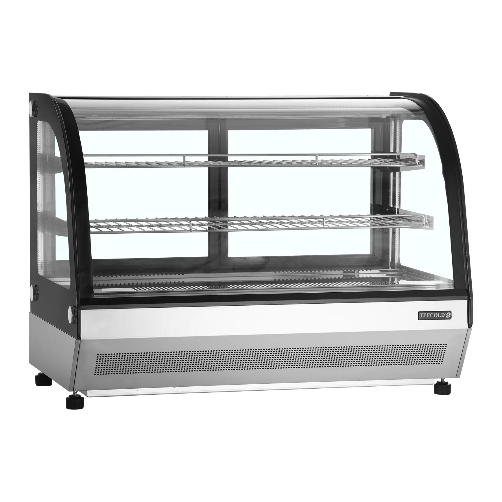 Vitrine réfrigérée de comptoir 2 portes vitrées coulissantes 130 L