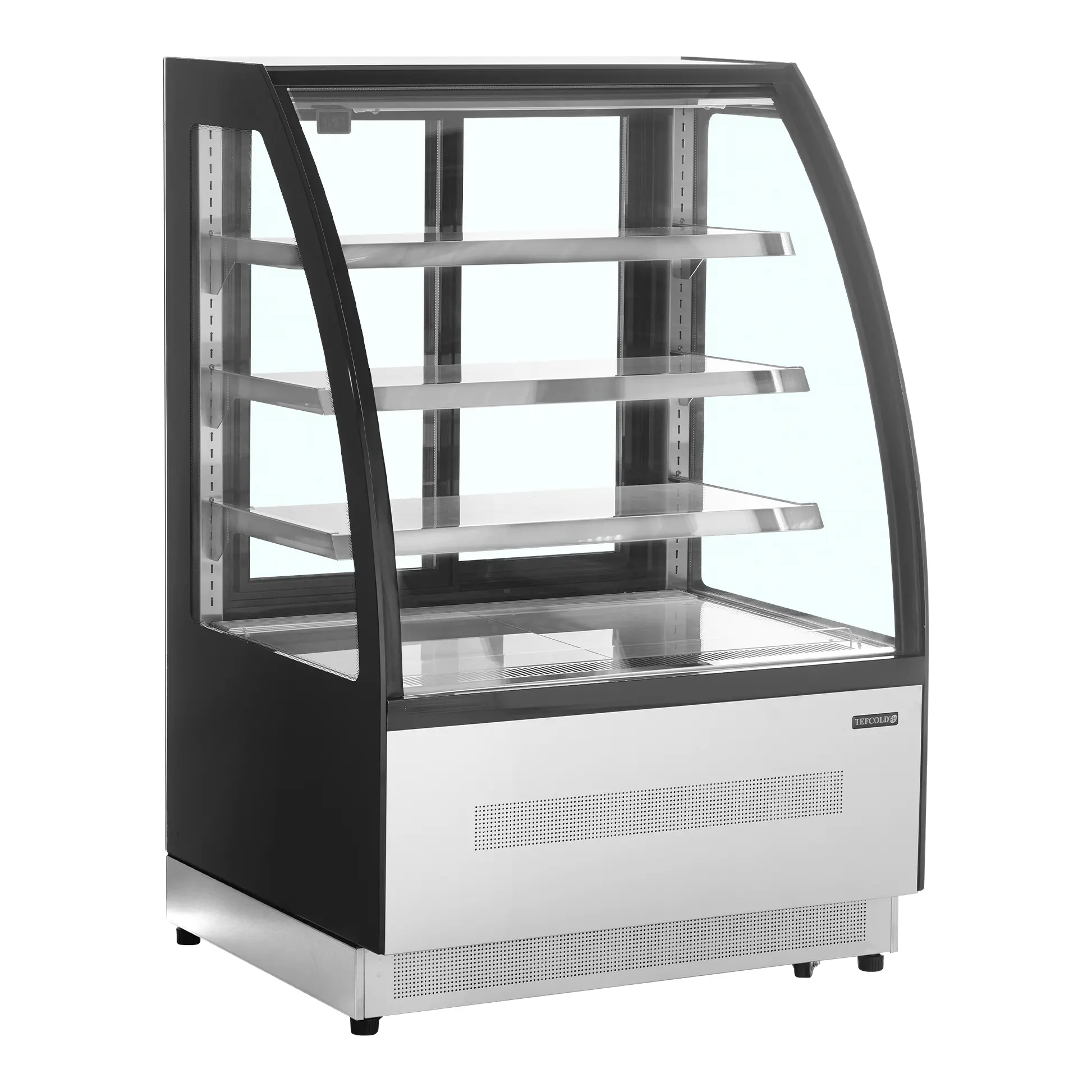 Vitrine à pâtissierie vitre bombée 900 mm