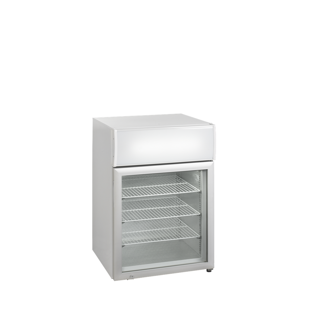 Table top négatif porte vitée avec bandeau lumineux 116 L