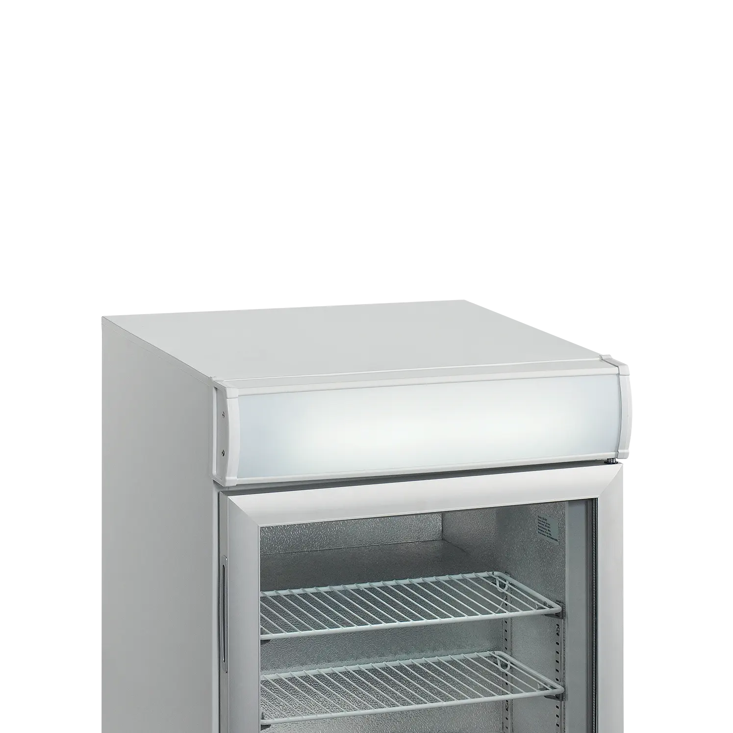 Congélateur table top porte vitrée 50 L