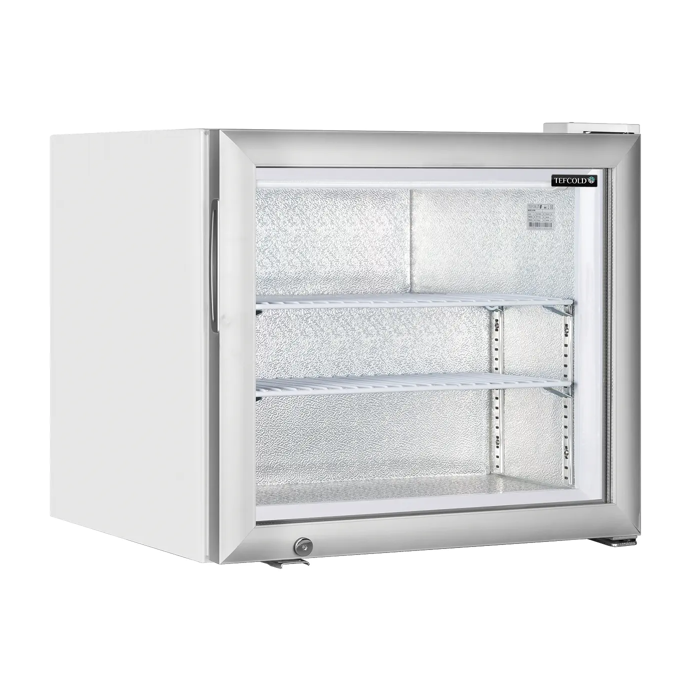 Congélateur table top porte vitrée 50 L