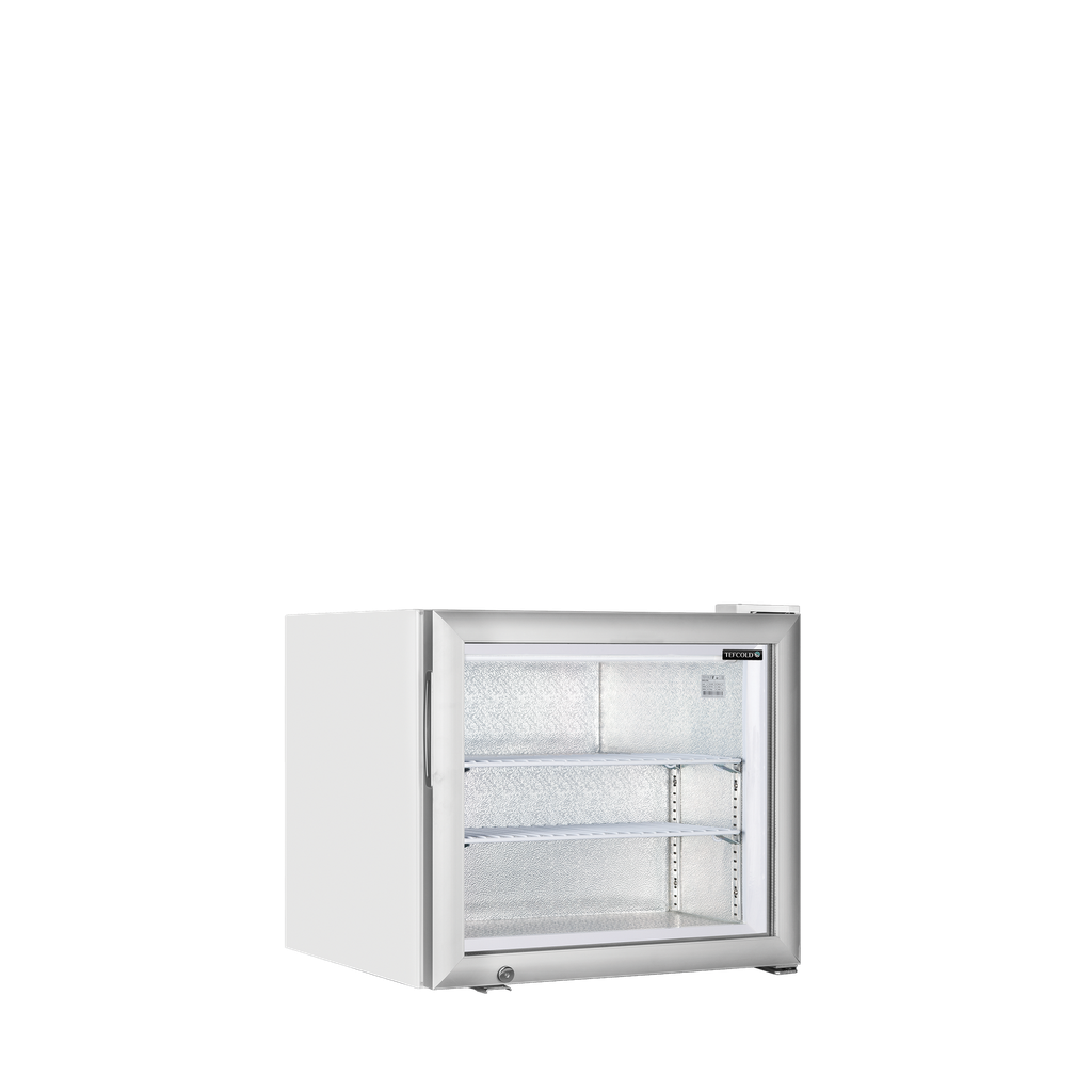 Congélateur table top porte vitrée 50 L