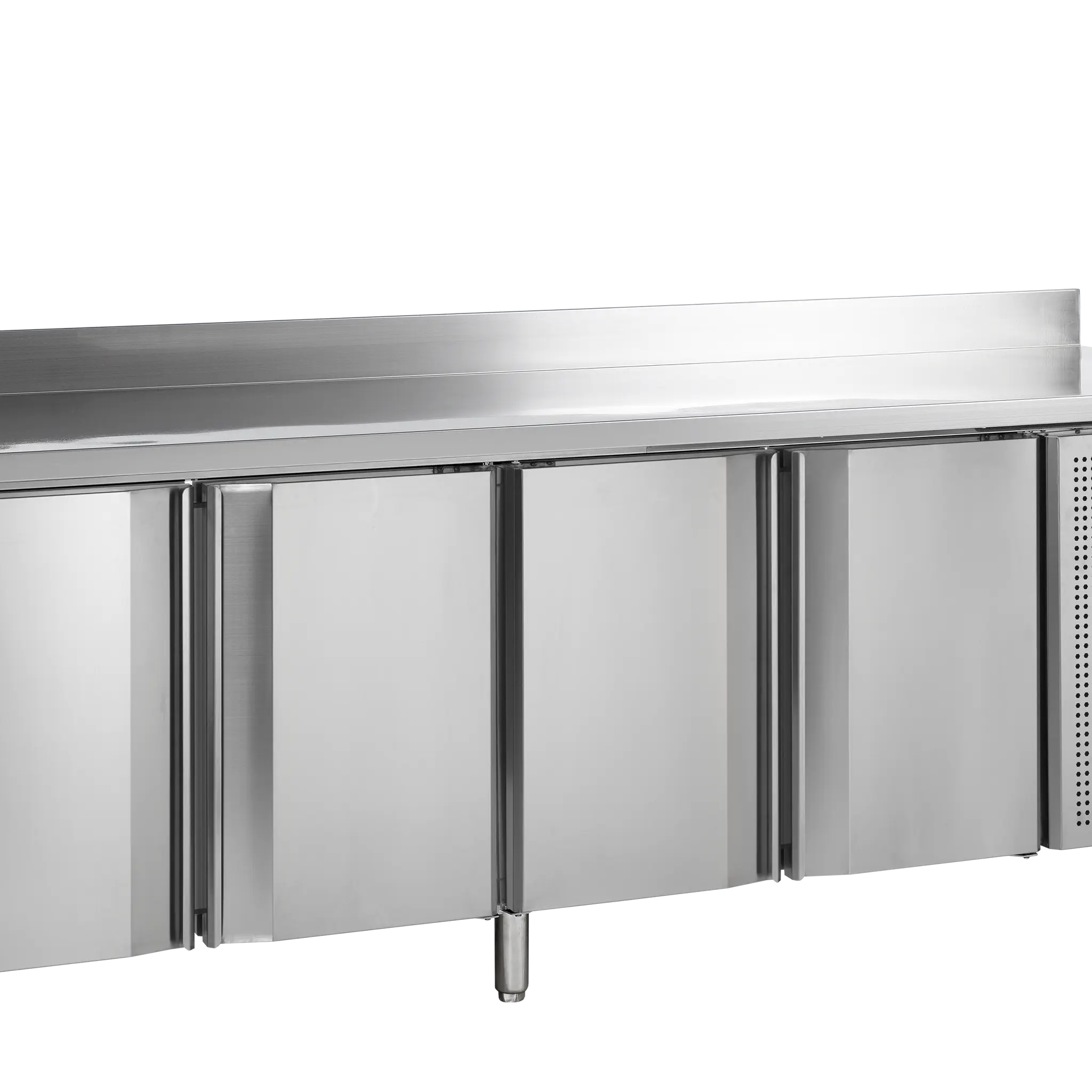 Table réfrigérée positive Snack 4 portes avec dosseret  480 L