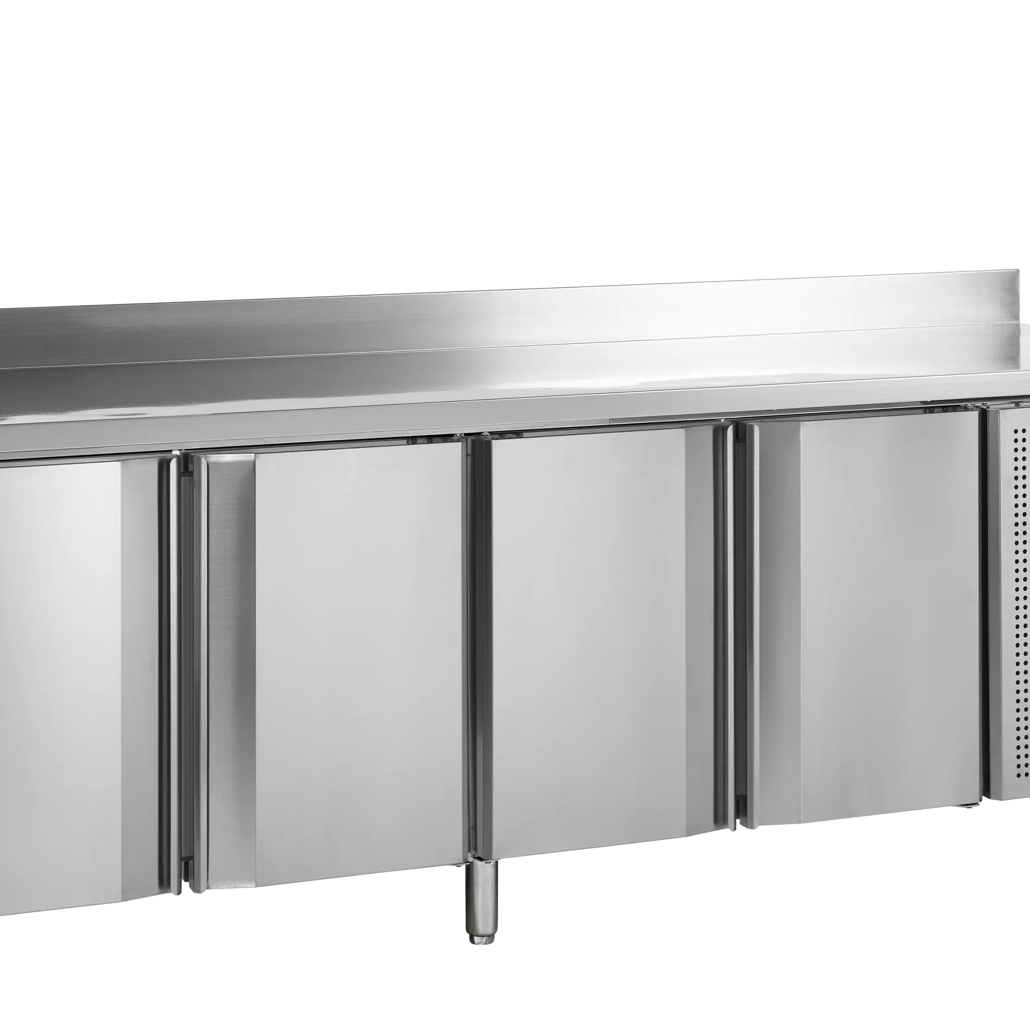 Table réfrigérée négative Snack 4 portes  avec dosseret 480 L