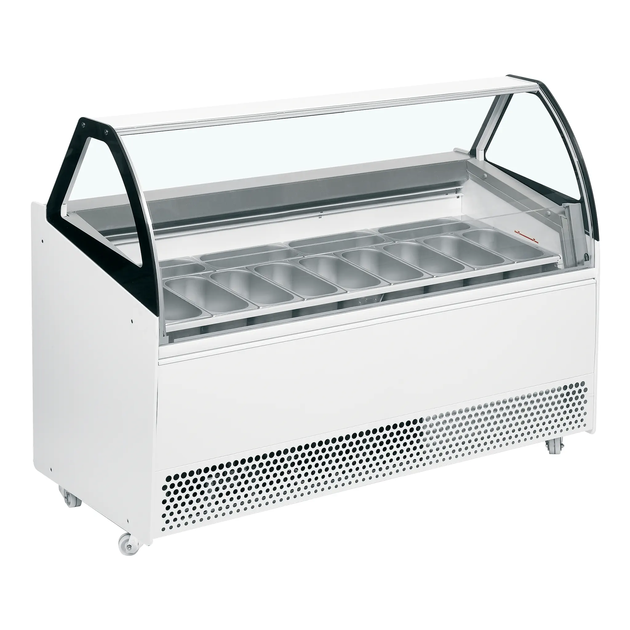 Vitrine ventilée comptoir à glaces Bermuda View 13 bacs napoli de 5 L