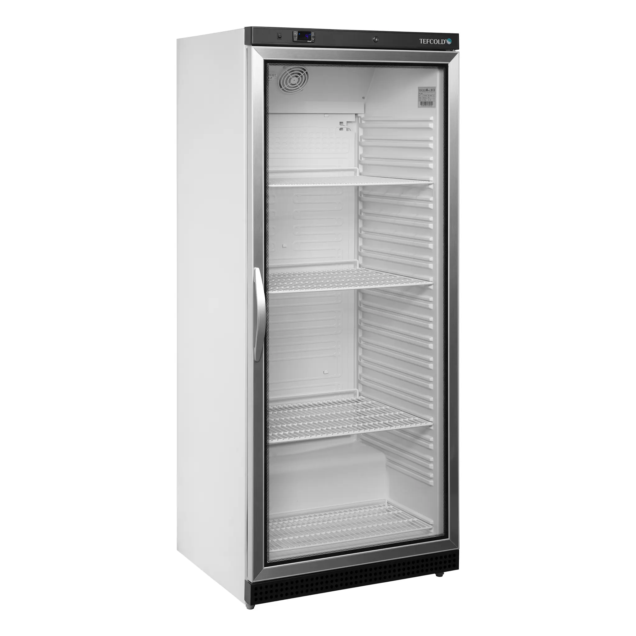 Armoire réfrigérée GN 2/1 porte vitrée blanche 605L