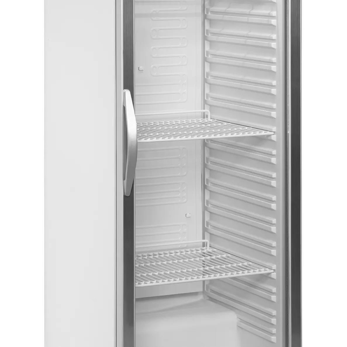 Armoire réfrigérée vitrée blanche 374L