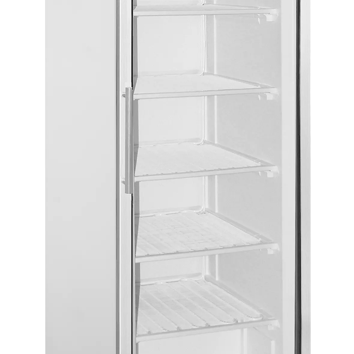 Armoire négative porte vitrée blanche - froid statique 200 L