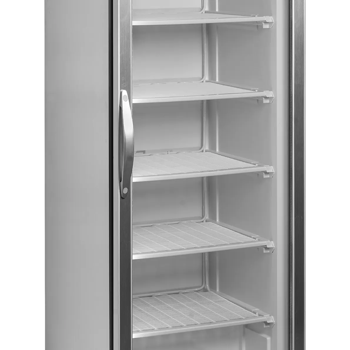 Armoire négative porte vitrée inox - froid statique 200 L