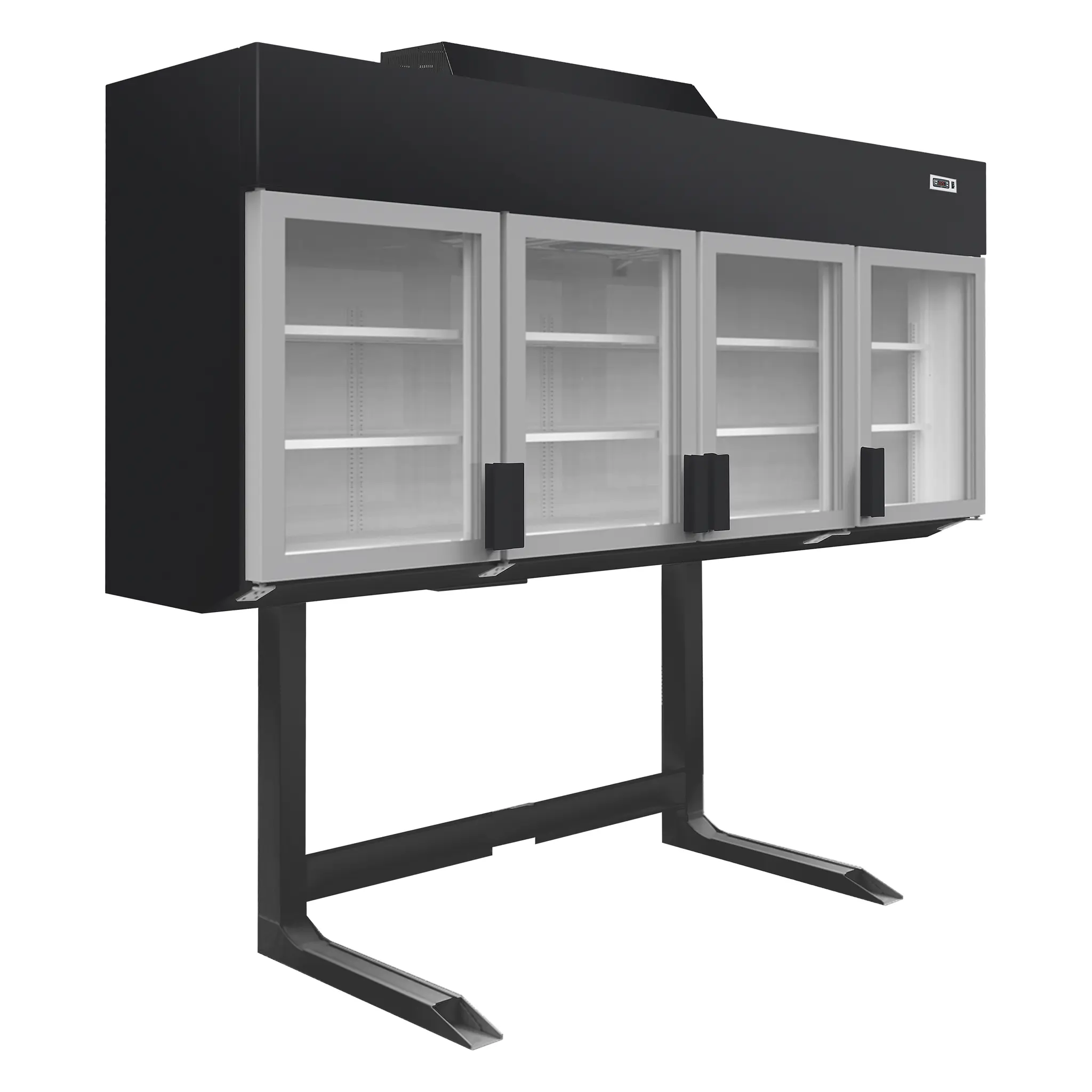 Congélateur/réfrigérateur mural surélevé blanc 4 portes 1076 L