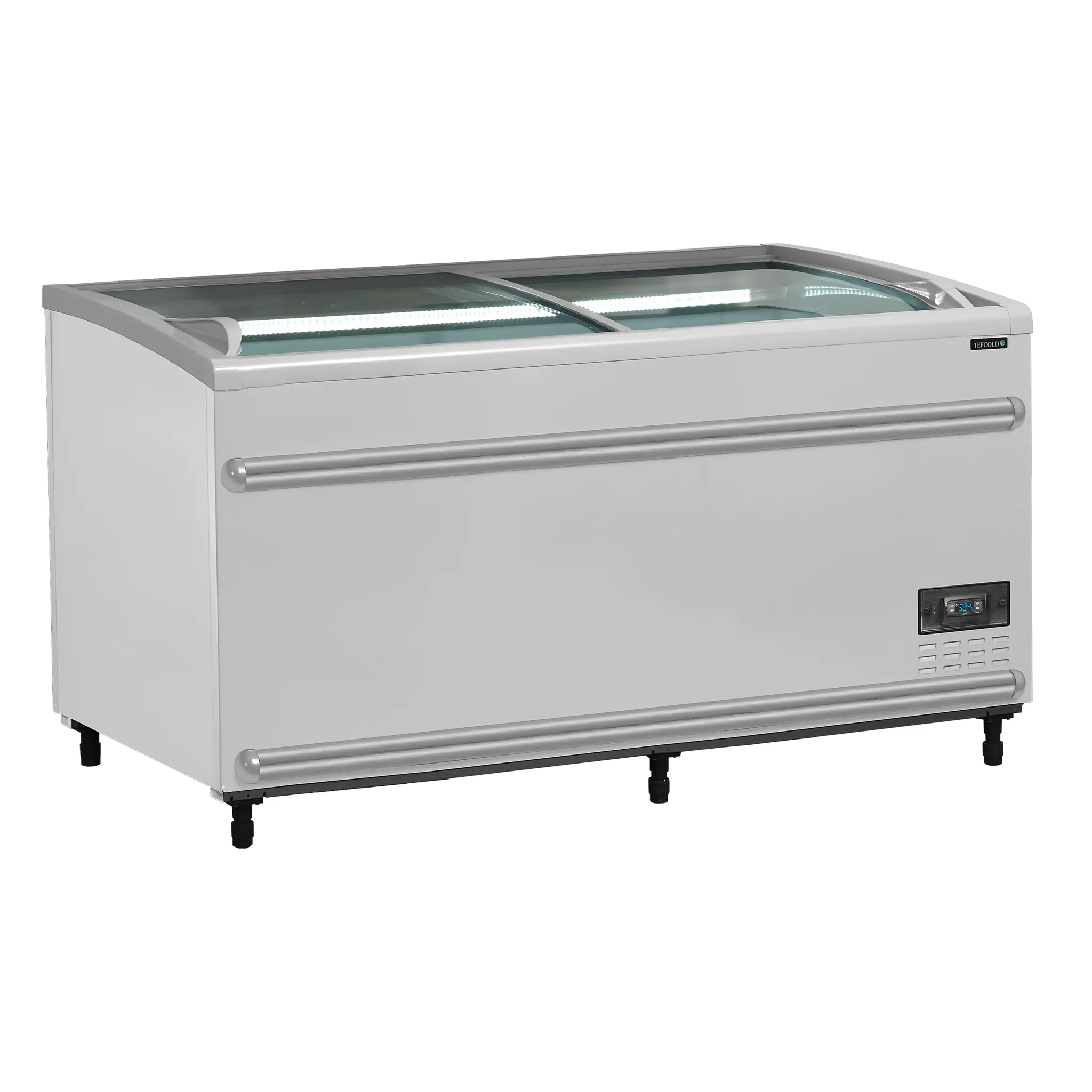 Réfrigérateur / congélateur de supermarché avec vitre incurvée 715 L