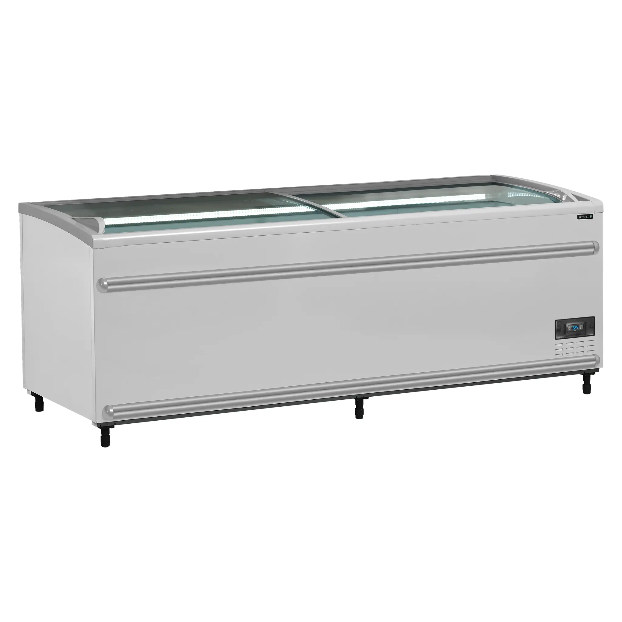 Réfrigérateur / congélateur de supermarché avec vitre incurvée 908 L