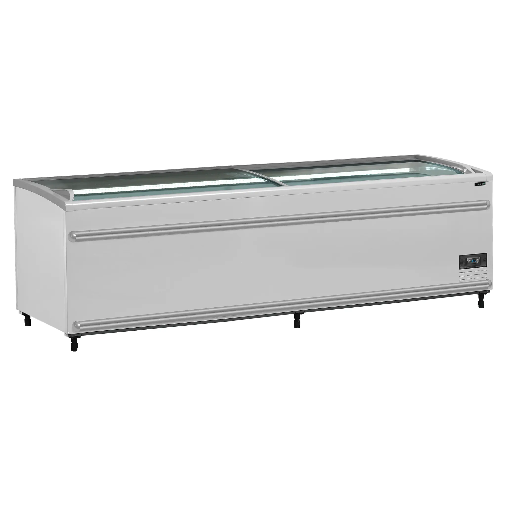 Réfrigérateur / congélateur de supermarché avec vitre incurvée 1104 L