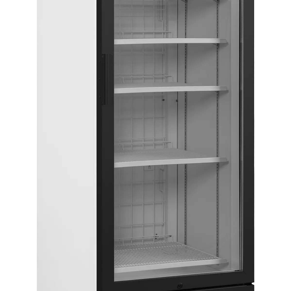 Armoire négative porte vitrée avec bandeau lumineux - froid ventilé 544 L
