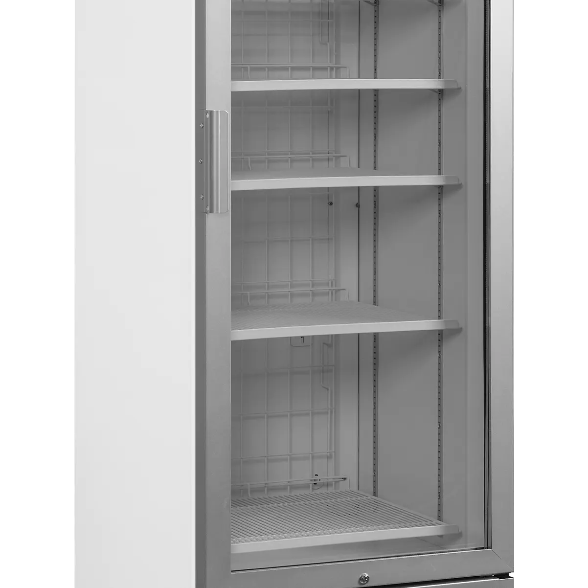 Armoire négative porte vitrée avec bandeau lumineux - froid ventilé 544 L