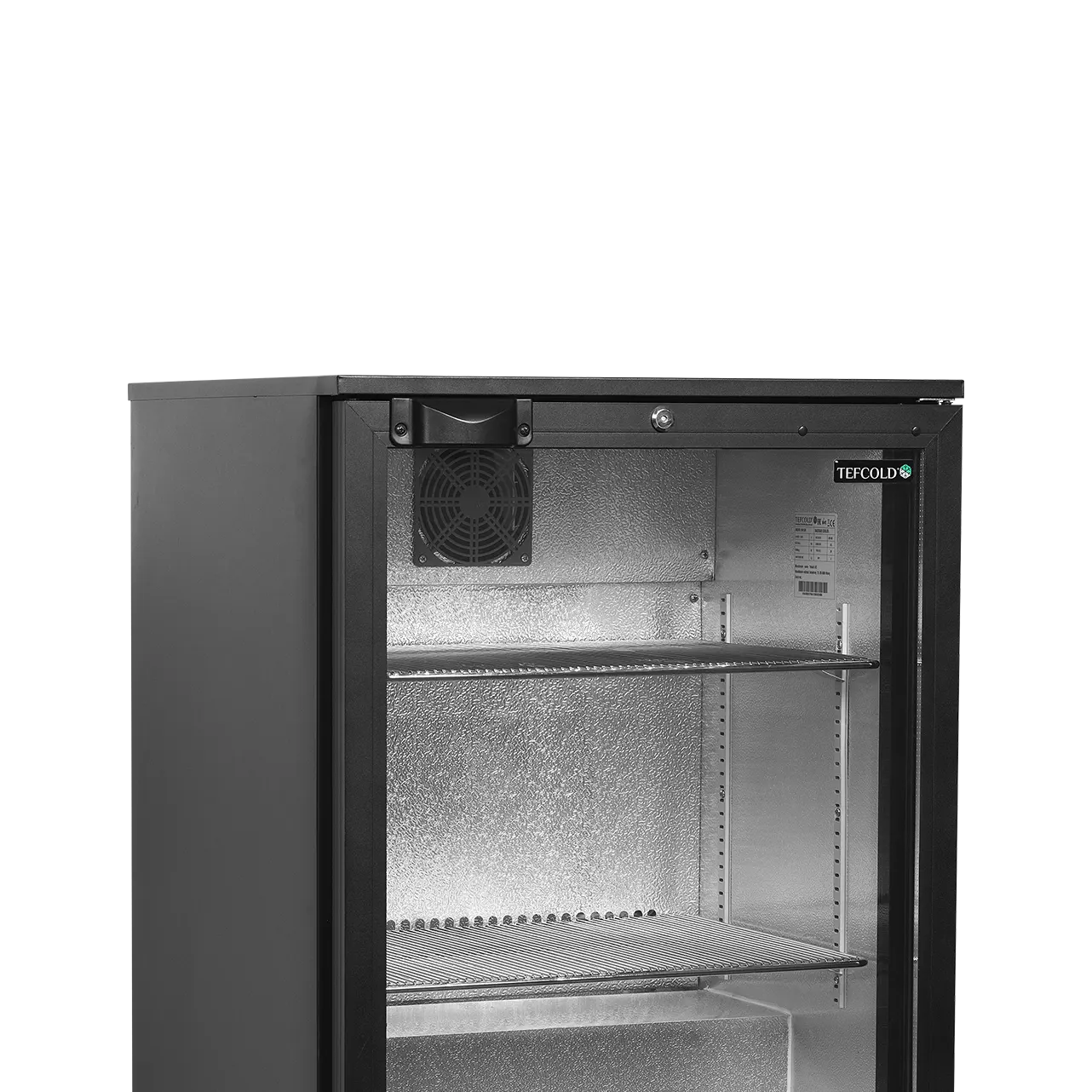 Arrière de bar 1 porte vitrée battante 125 L