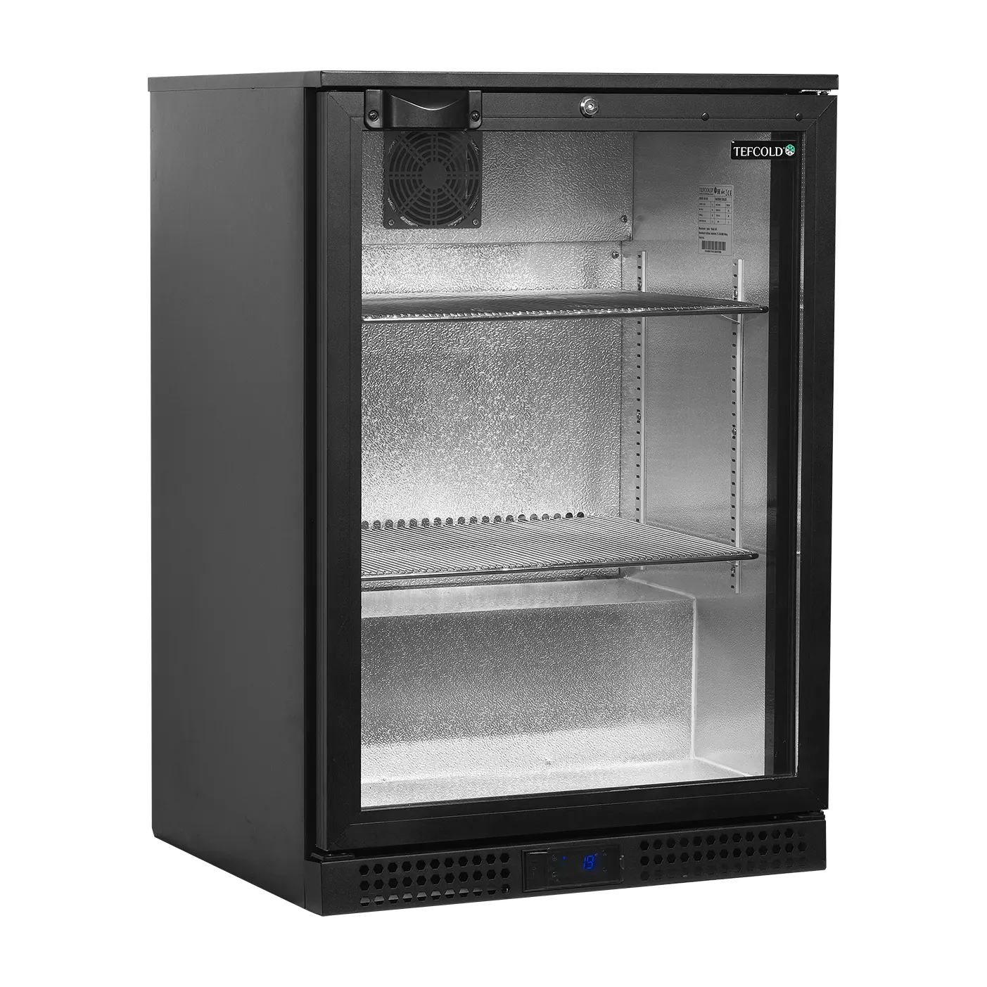 Arrière de bar 1 porte vitrée battante 125 L