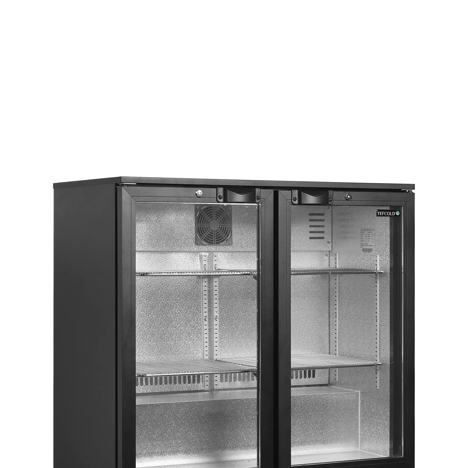 Arrière de bar 2 portes vitrées battantes 196 L