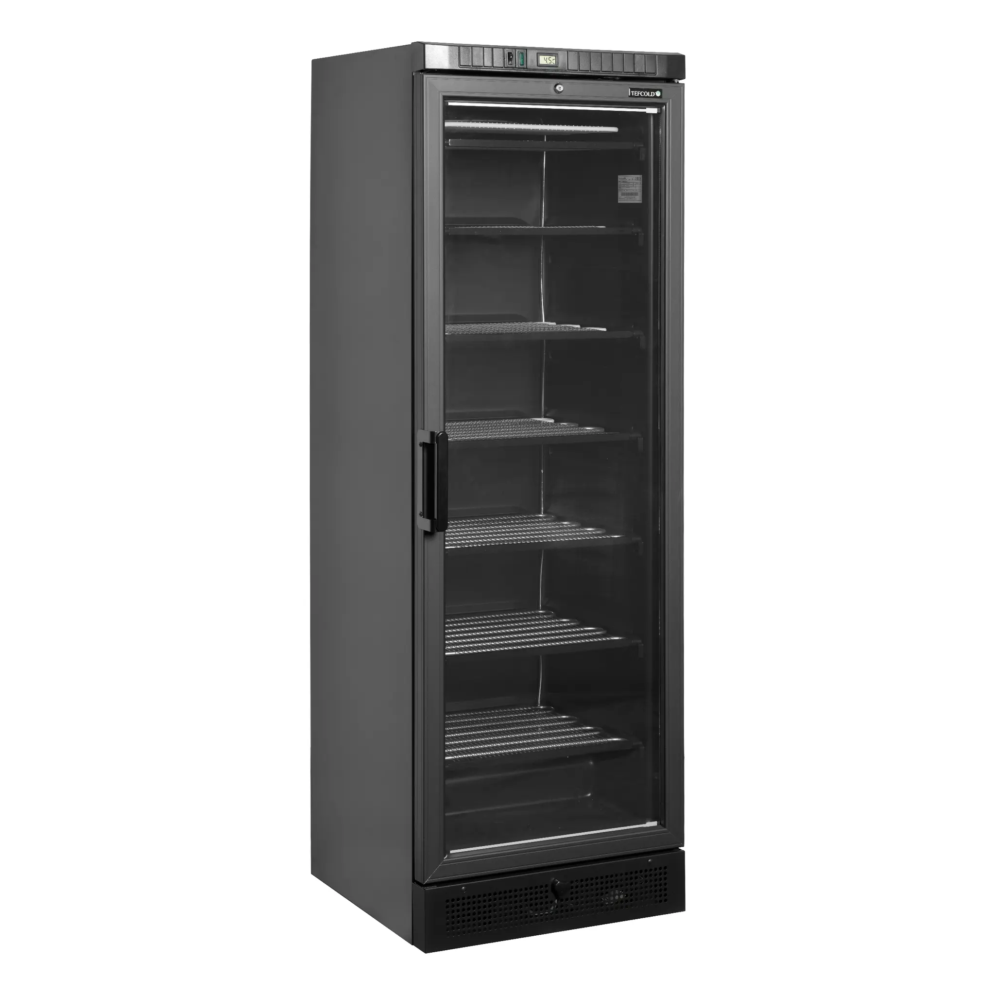 Armoire négative vitrée noire 300 L