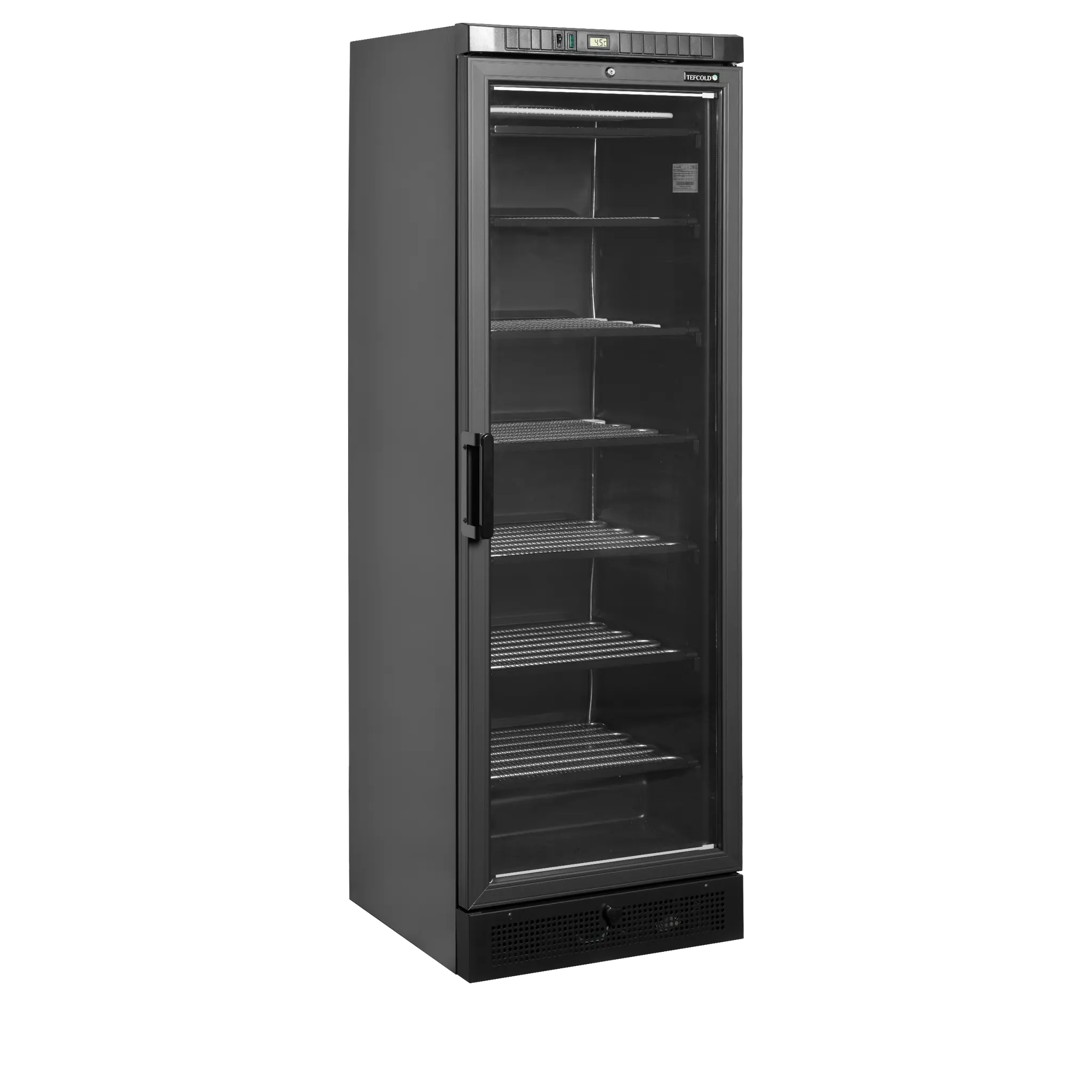 Armoire négative vitrée noire 300 L