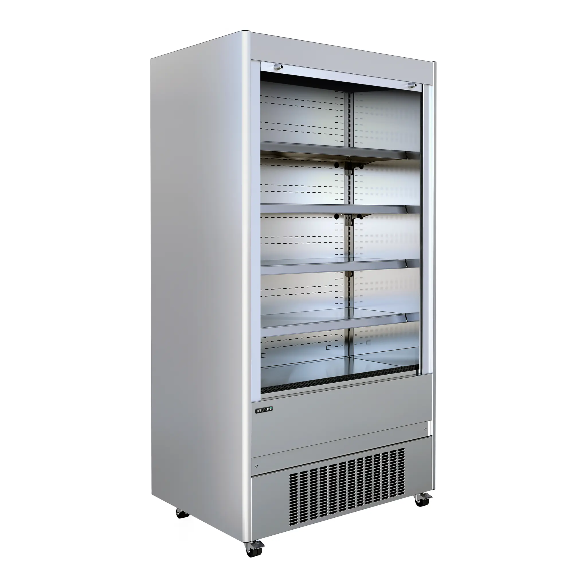 Vitrine réfrigérée self-service, volet de nuit avec serrure  680 L