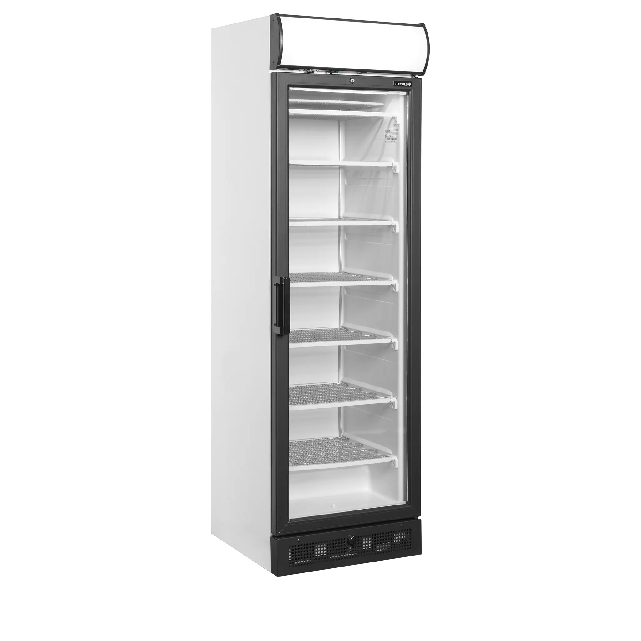 Armoire négative porte vitrée avec bandeau lumineux 300 L