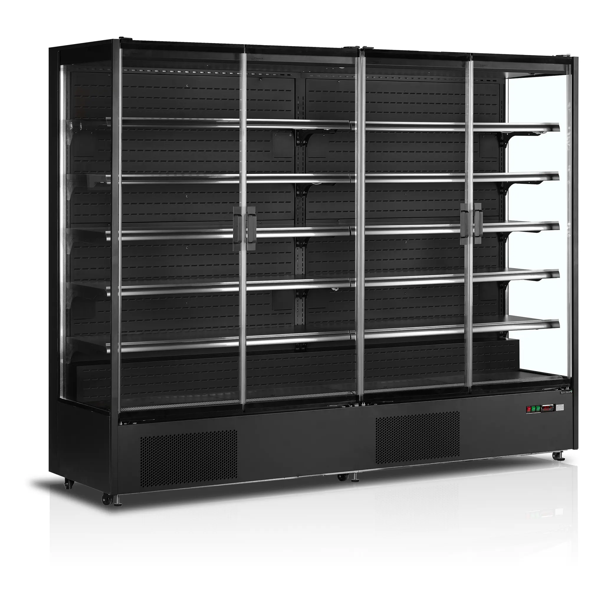 Vitrine murale réfrigérée panoramique 4 portes battantes 2585 L