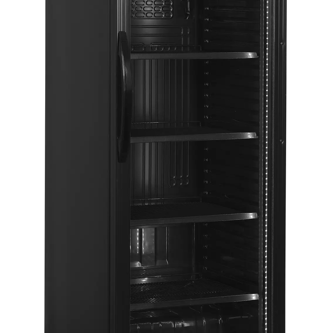Réfrigérateur à boissons noir avec bandeau lumineux  358 L