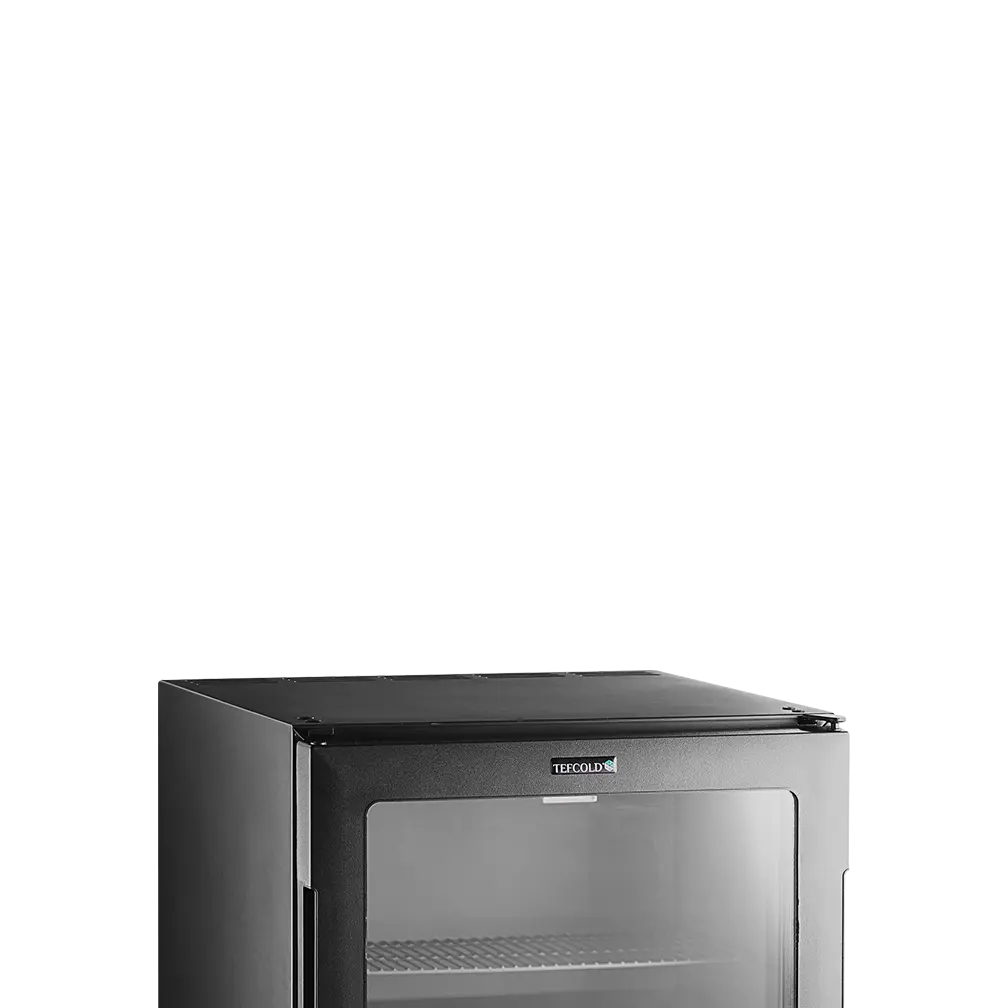 Réfrigérateur mini-bar noir avec porte vitrée 36 L