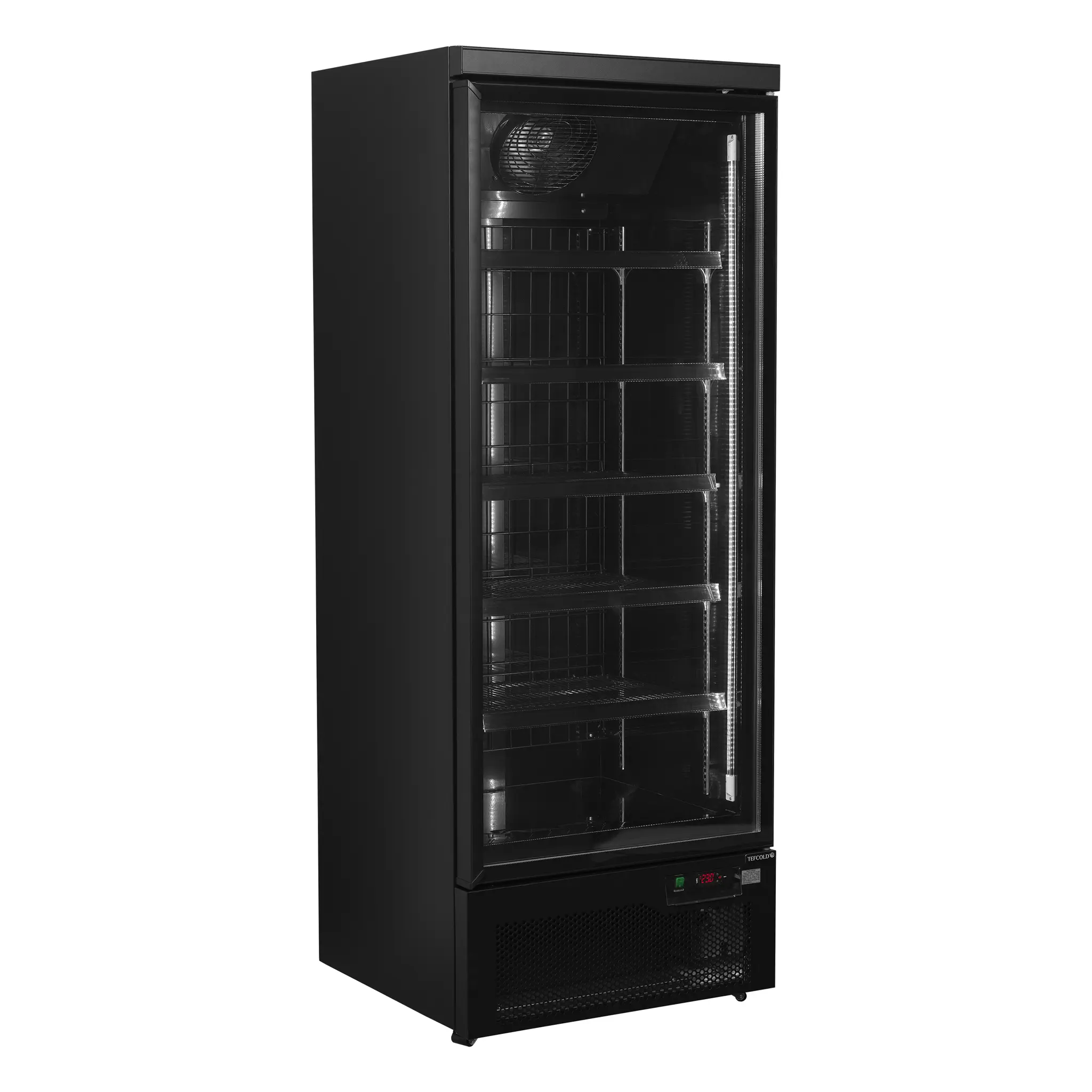 Vitrine murale négative 2 portes full black 1066 L