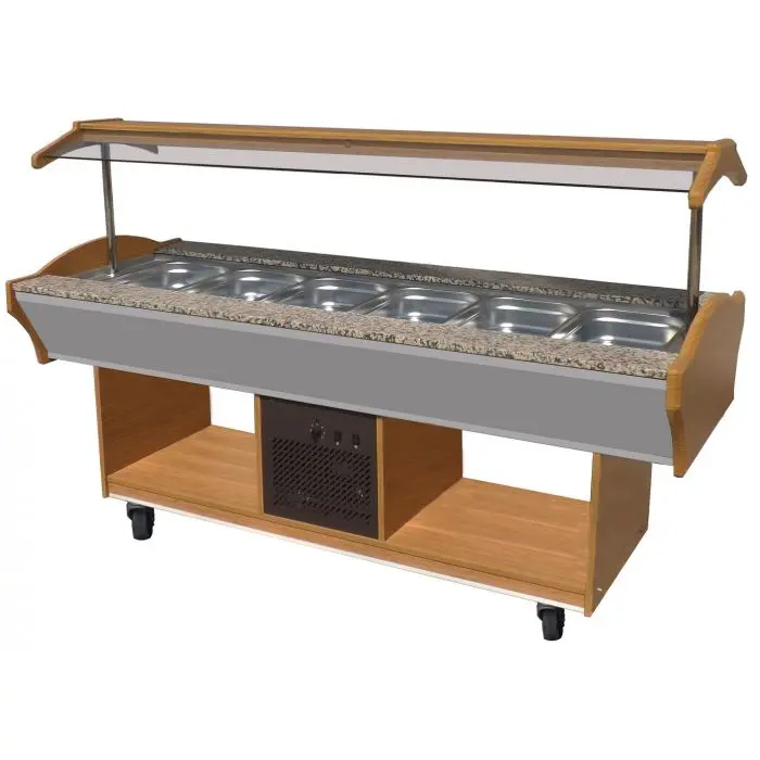 Buffet réfrigéré 6 x GN1/1