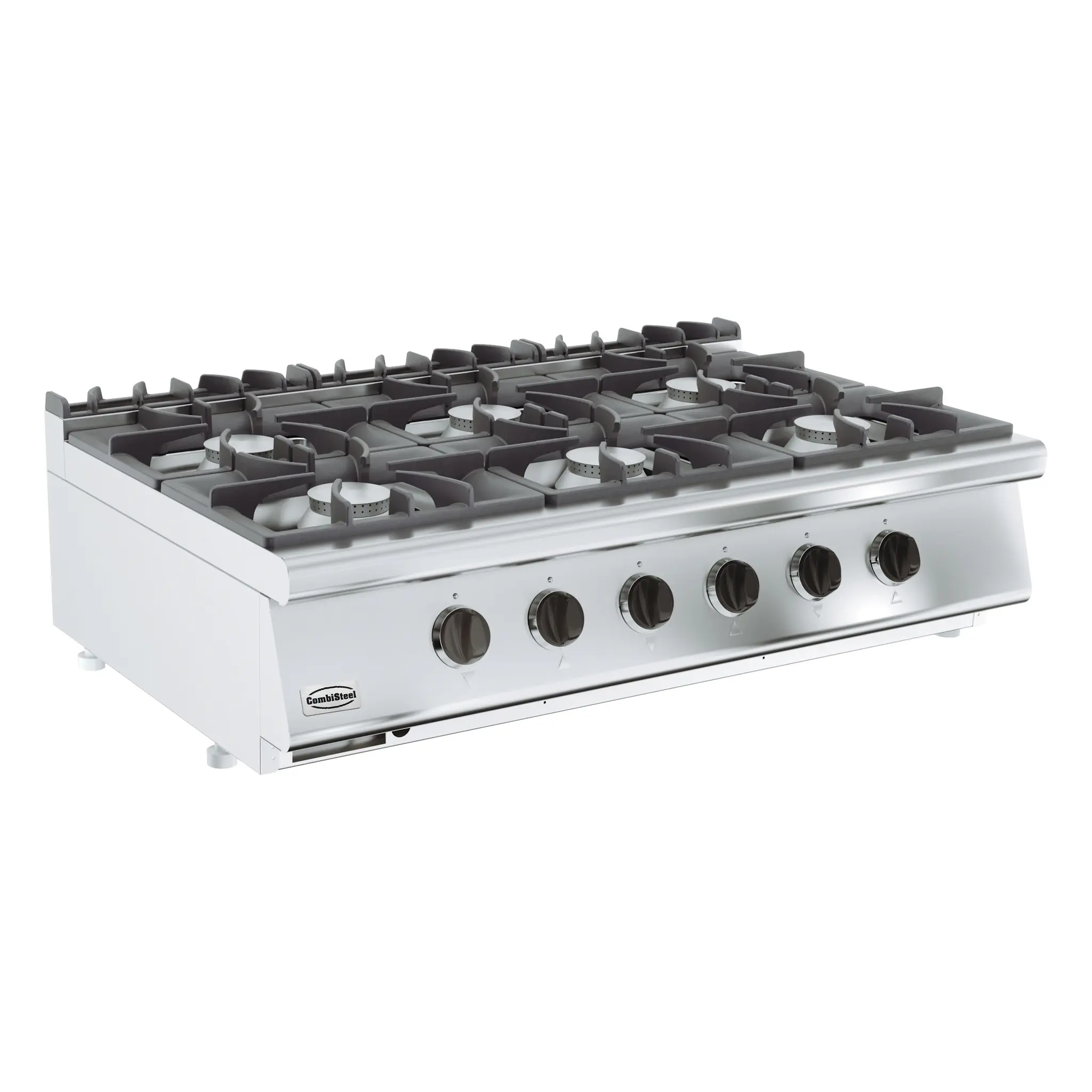 Fourneau à gaz 6 brûleurs - 39.0 kW