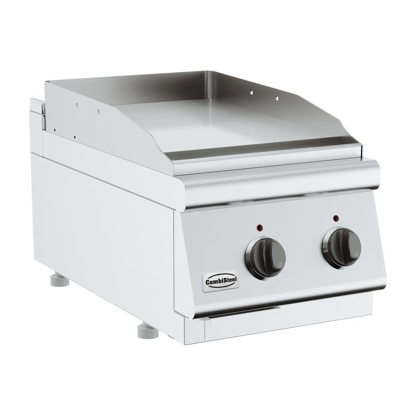 Plancha électrique chromée - 400 x 700 mm - 3.6 kW