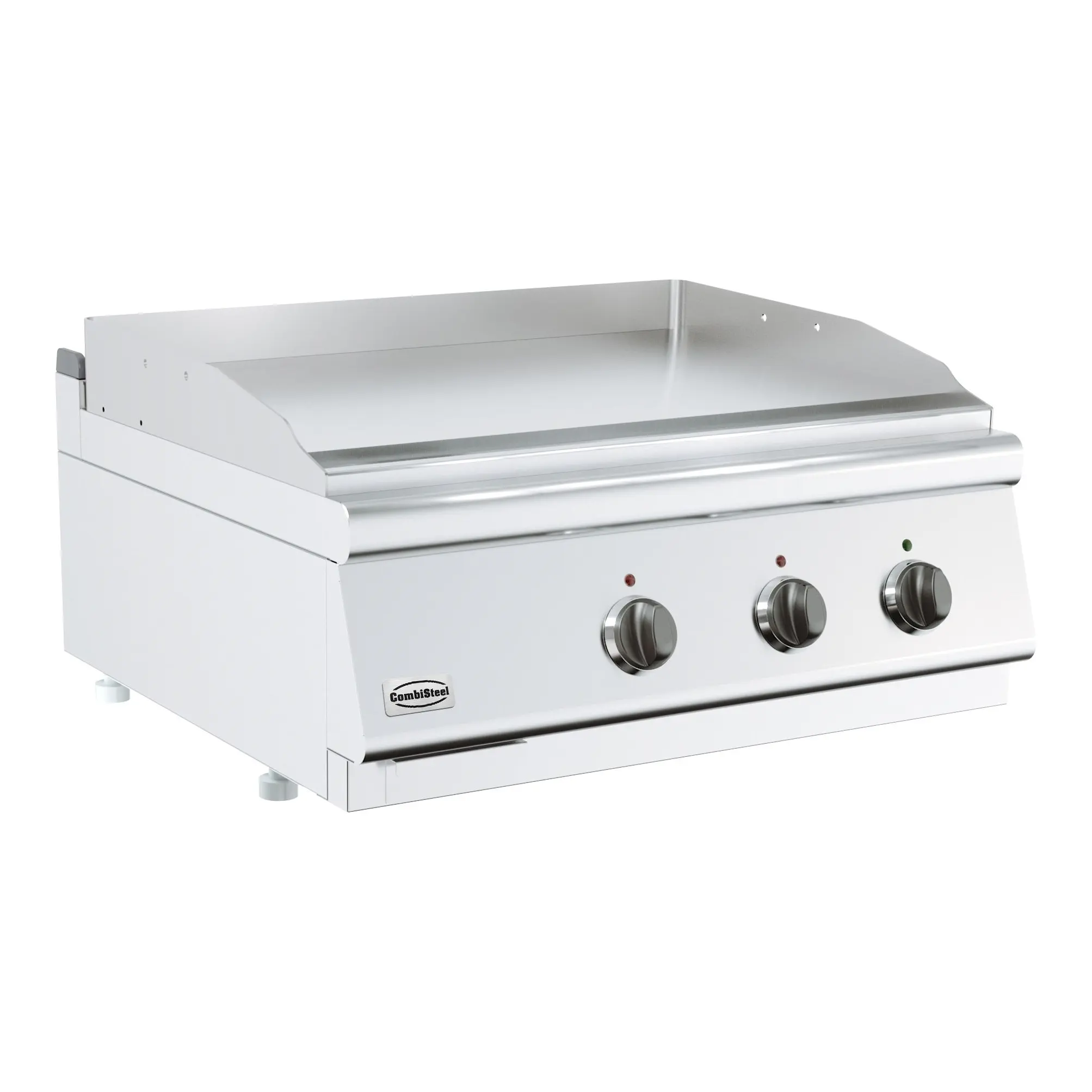 Plancha électrique double chromée - 800 x 700 mm - 7.2 kW