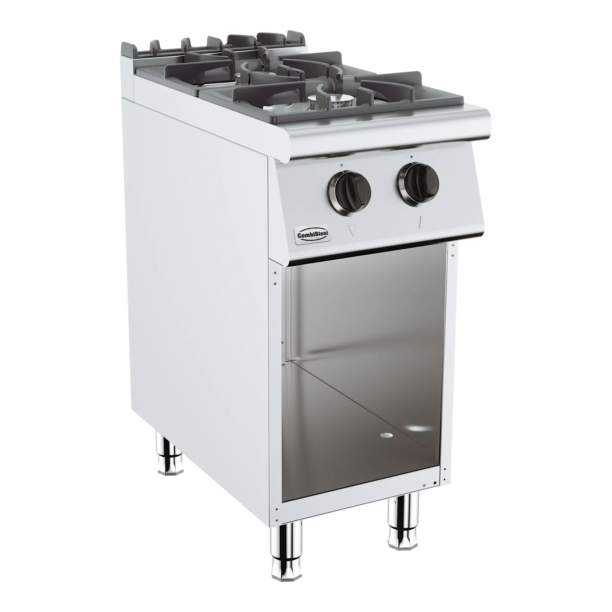 Fourneau à gaz 2 brûleurs sur baie libre - 13.0 kW