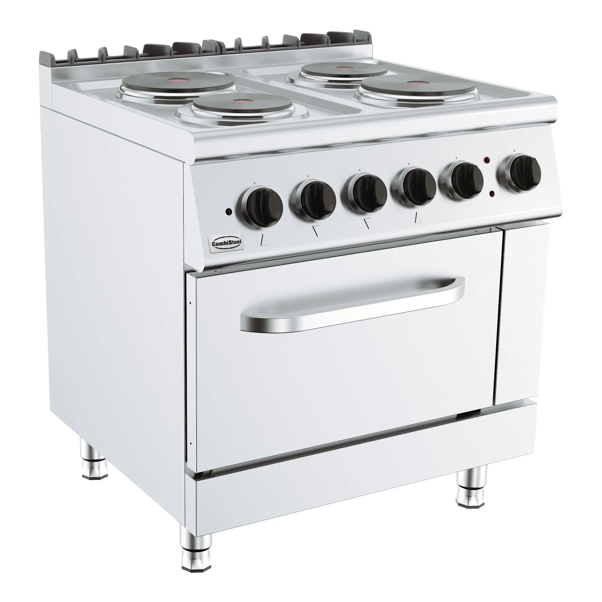 Fourneau électrique 4 plaques sur four électrique - 6.3 kW