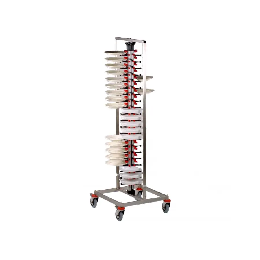 Porte-assiettes-dressées trolley 84 assiettes
