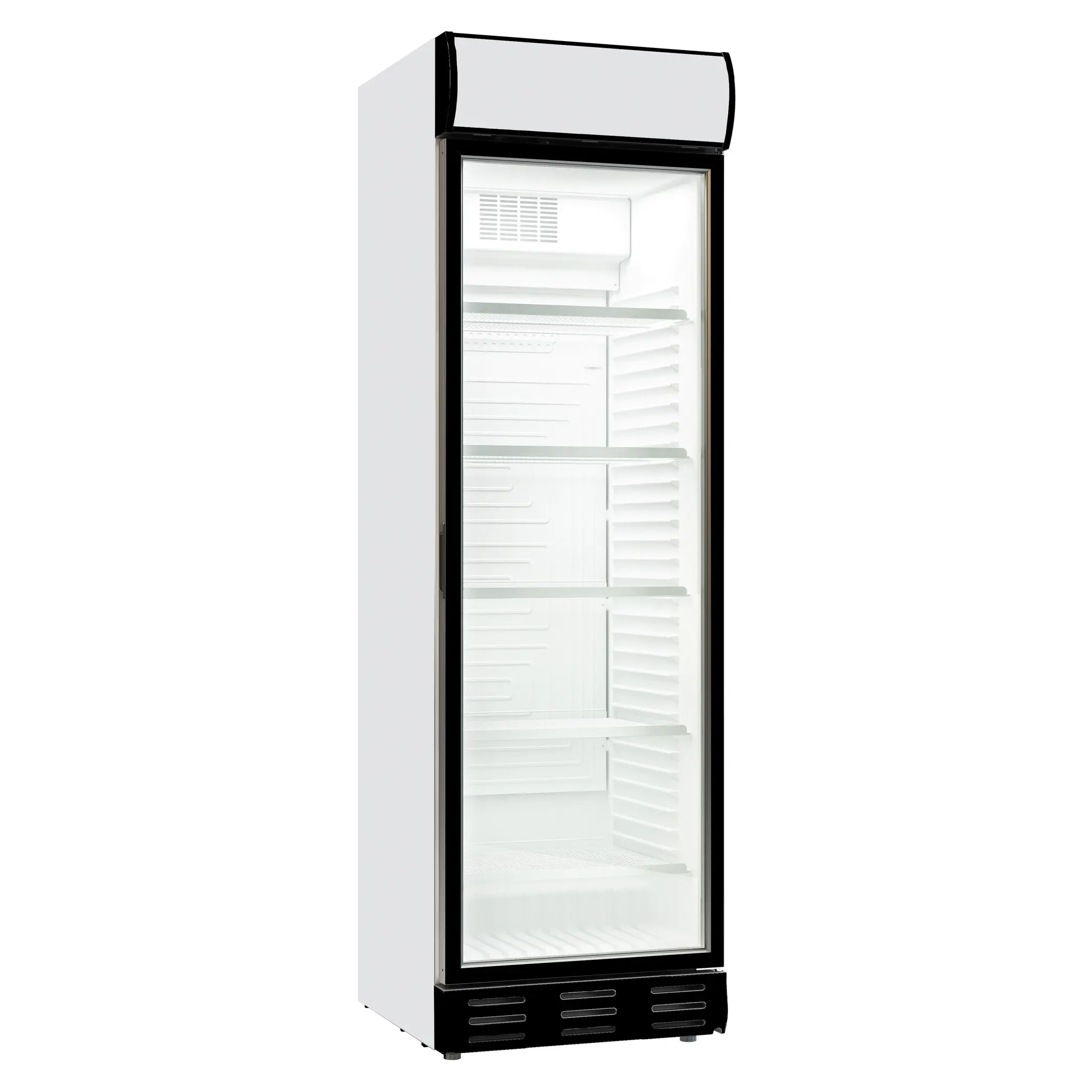 Armoire froide positive 1 porte en verre ouverture porte gauche - 382 L