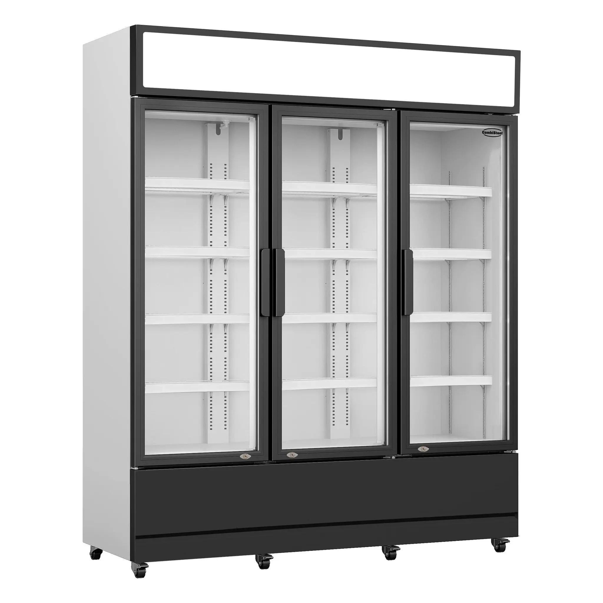 Vitrine réfrigérée positive 3 portes en verre 1200 L