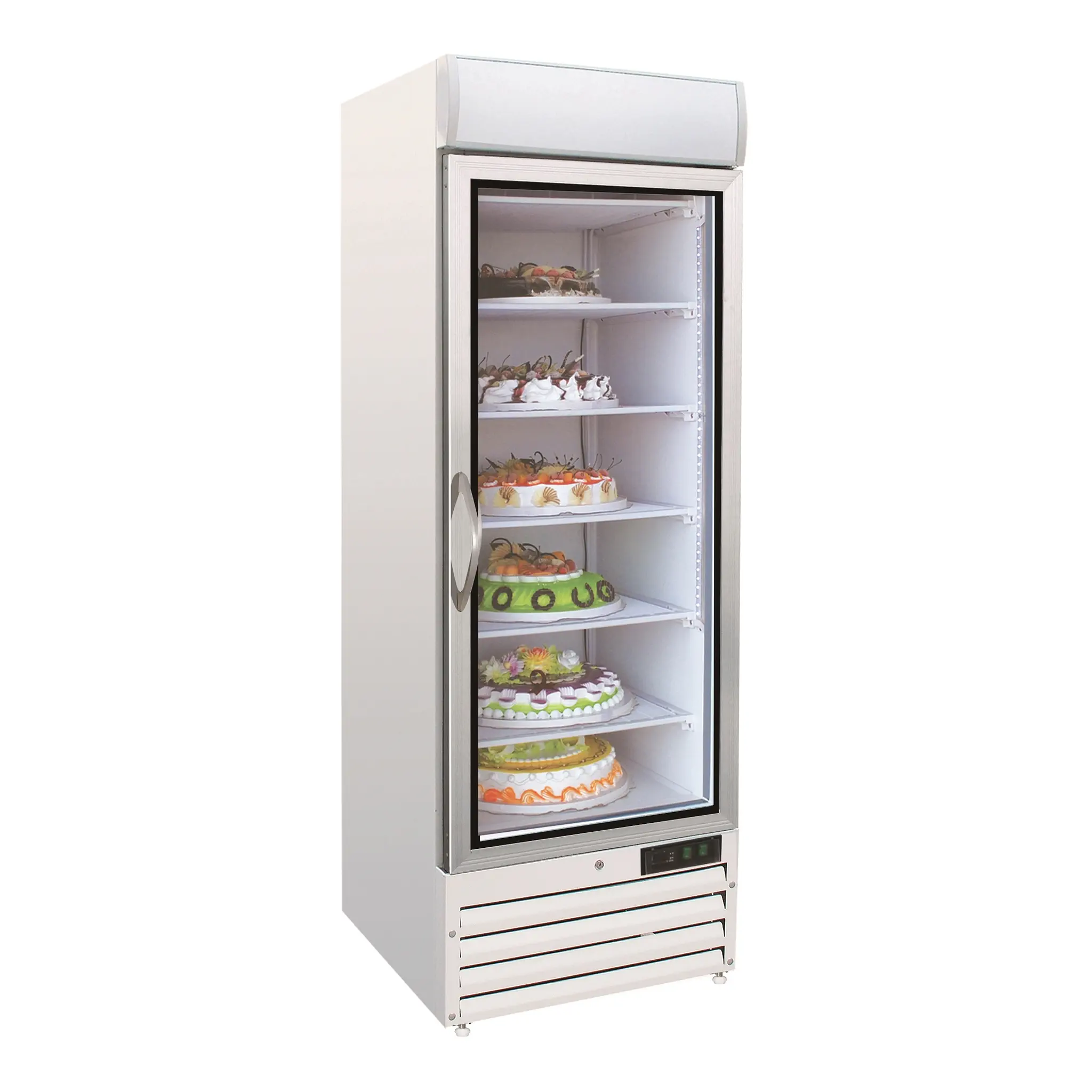 Vitrine réfrigérée négative 1 porte en verre