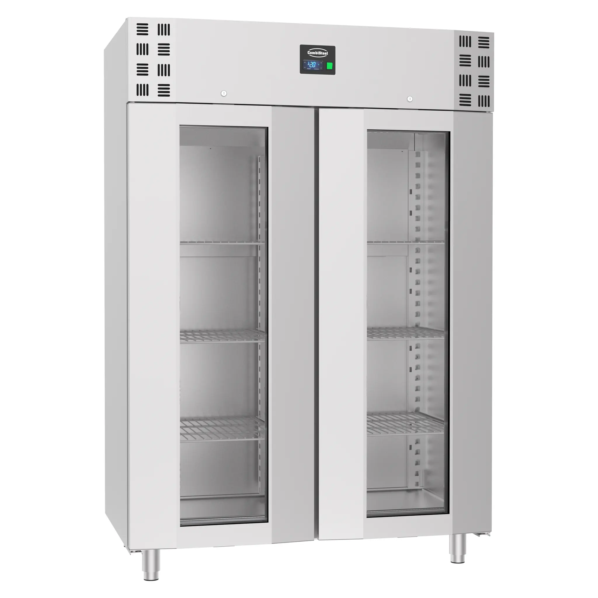 Armoire froide négative en acier inox porte en verre mono block 1400 l - Pro Line