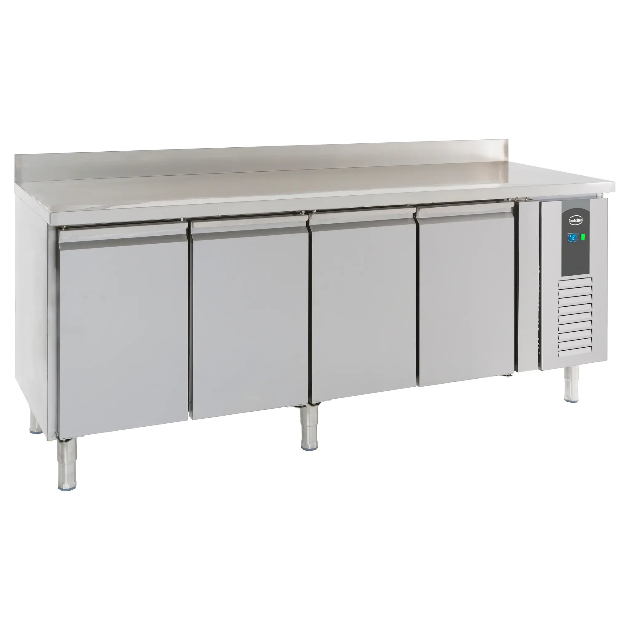 Table réfrigérée positive avec dosseret 4 portes - Standard Line