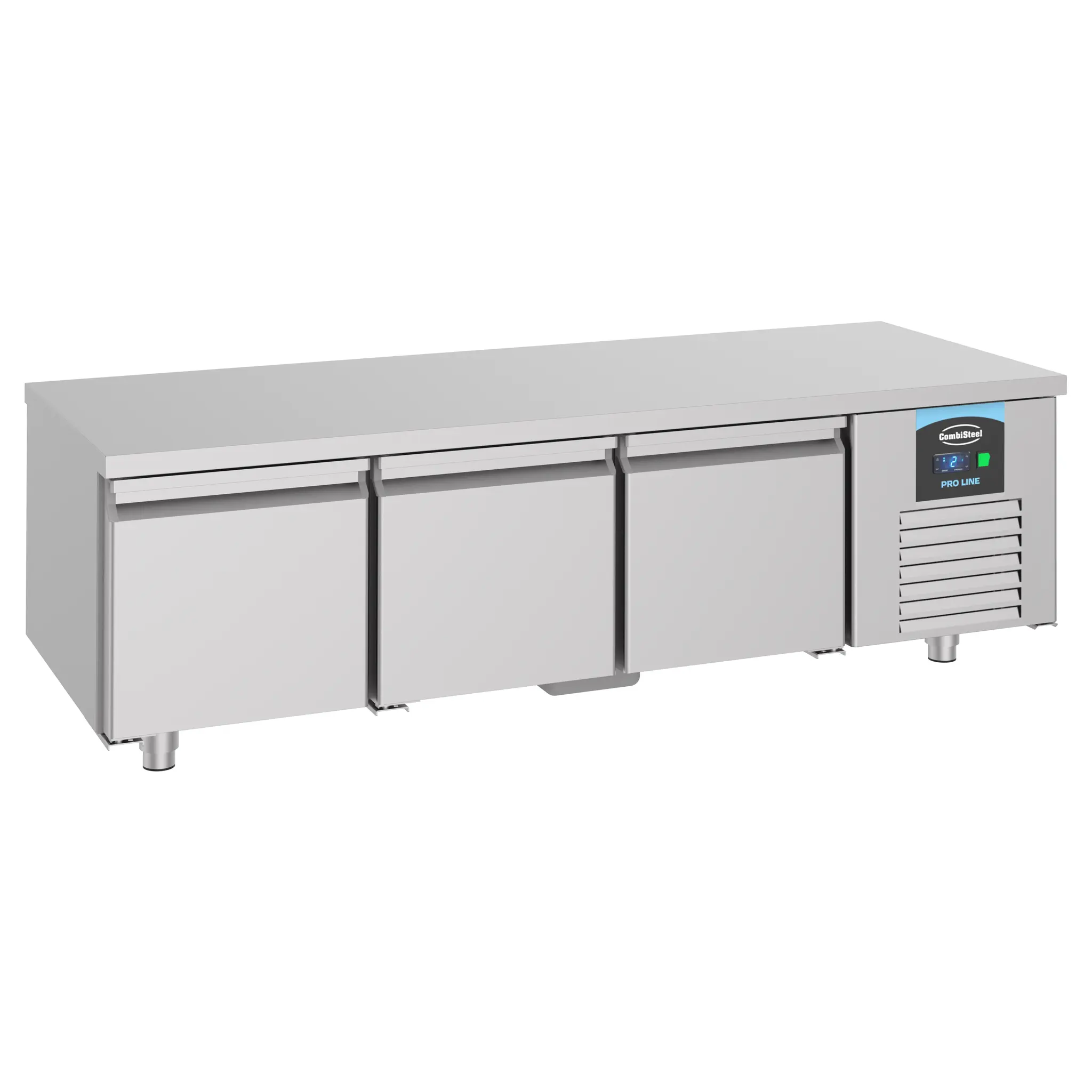 Soubassement réfrigérée hauteur 600mm 3 portes - 280 L - Pro Line