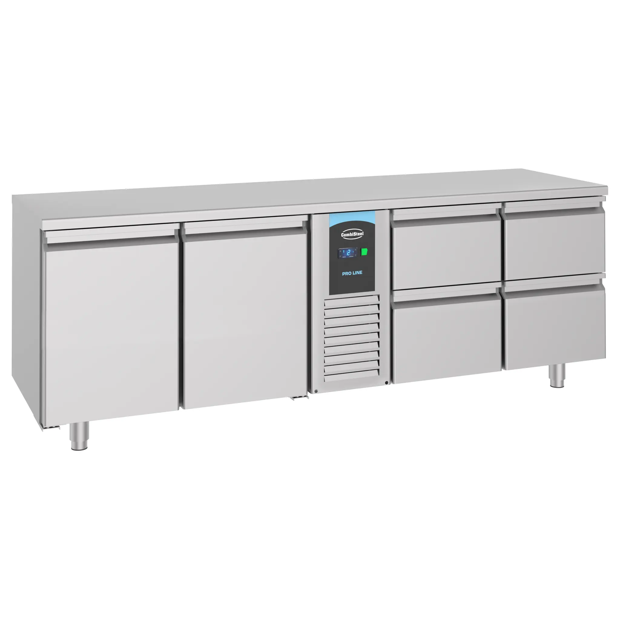 Table réfrigérée GN 1/1 2 portes et 4 tiroirs - 632 L - Pro Line