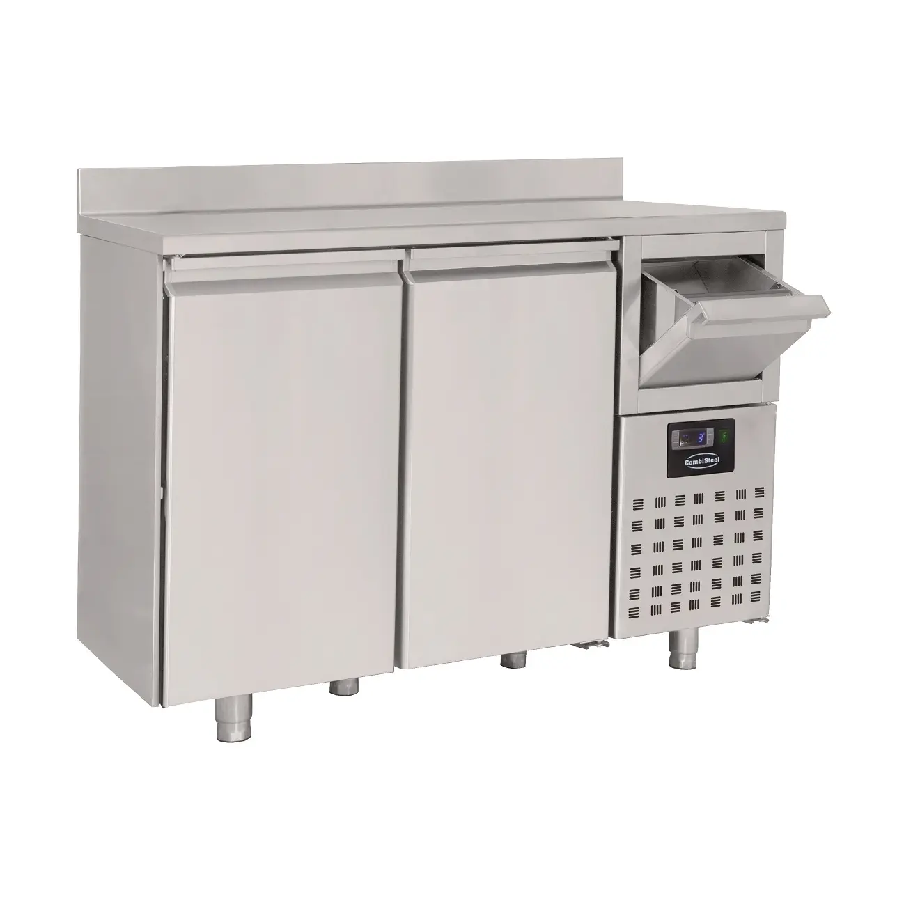 600 table réfrigérée 2 portes avec tiroir pour café - 550 L