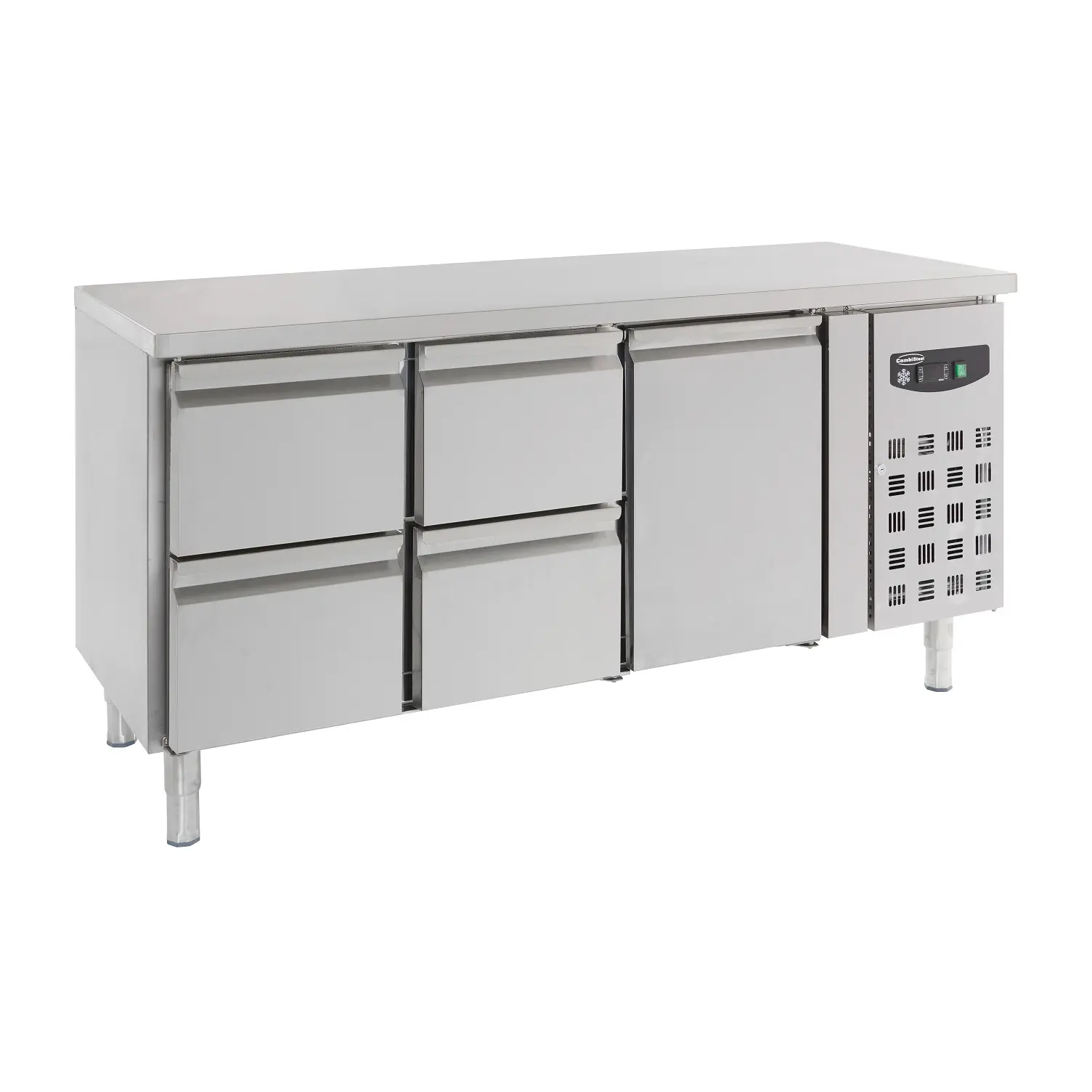 Table réfrigérée GN 1/1 1 porte et 4 tiroirs - 417 L - Standard Line