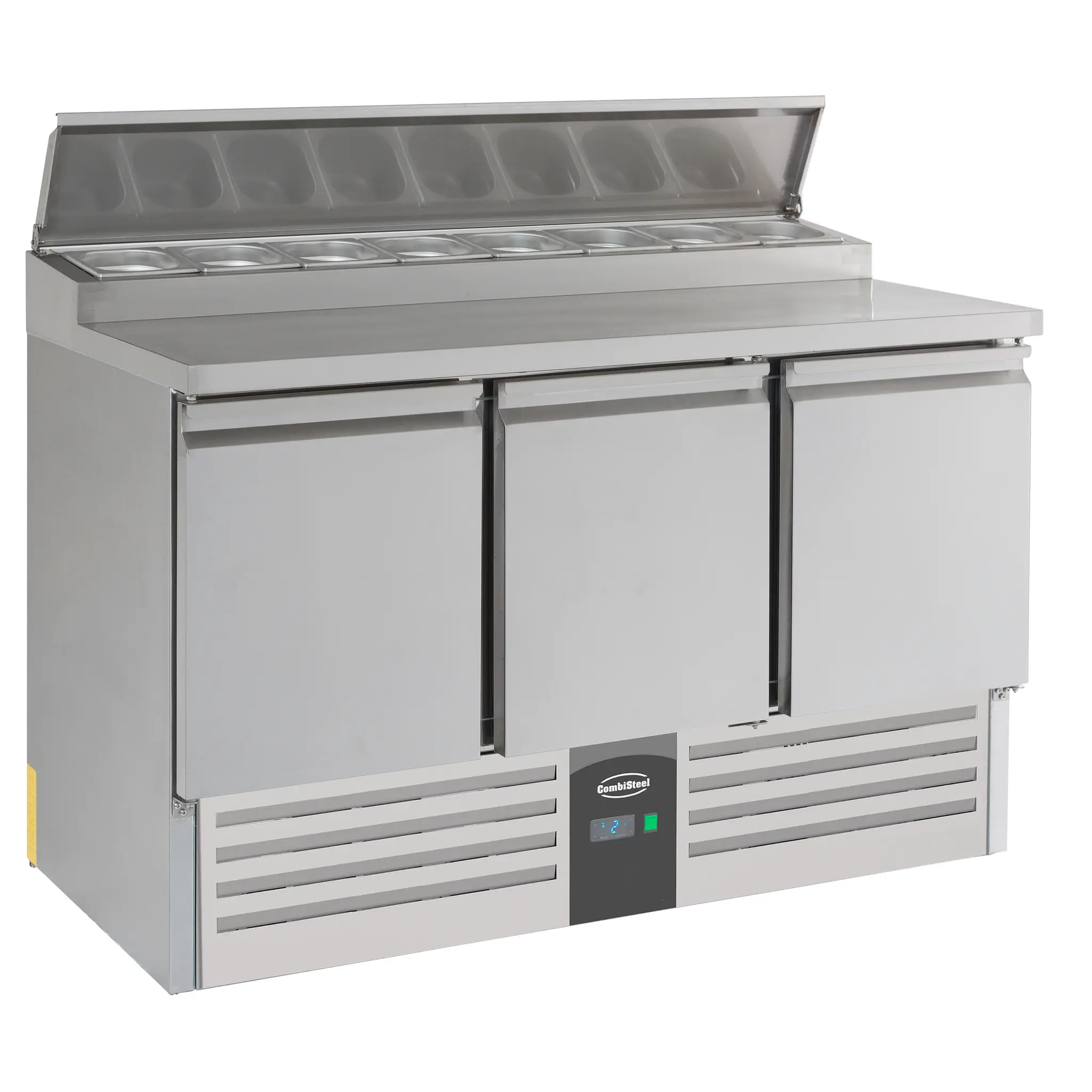 Table à sandwiches 3 portes 8xGN 1/6 - Compact Line