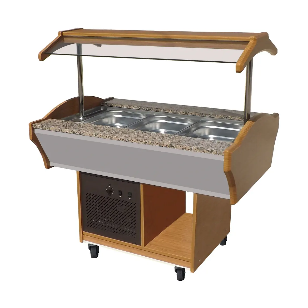 Buffet refrigeré 3x GN 1/1