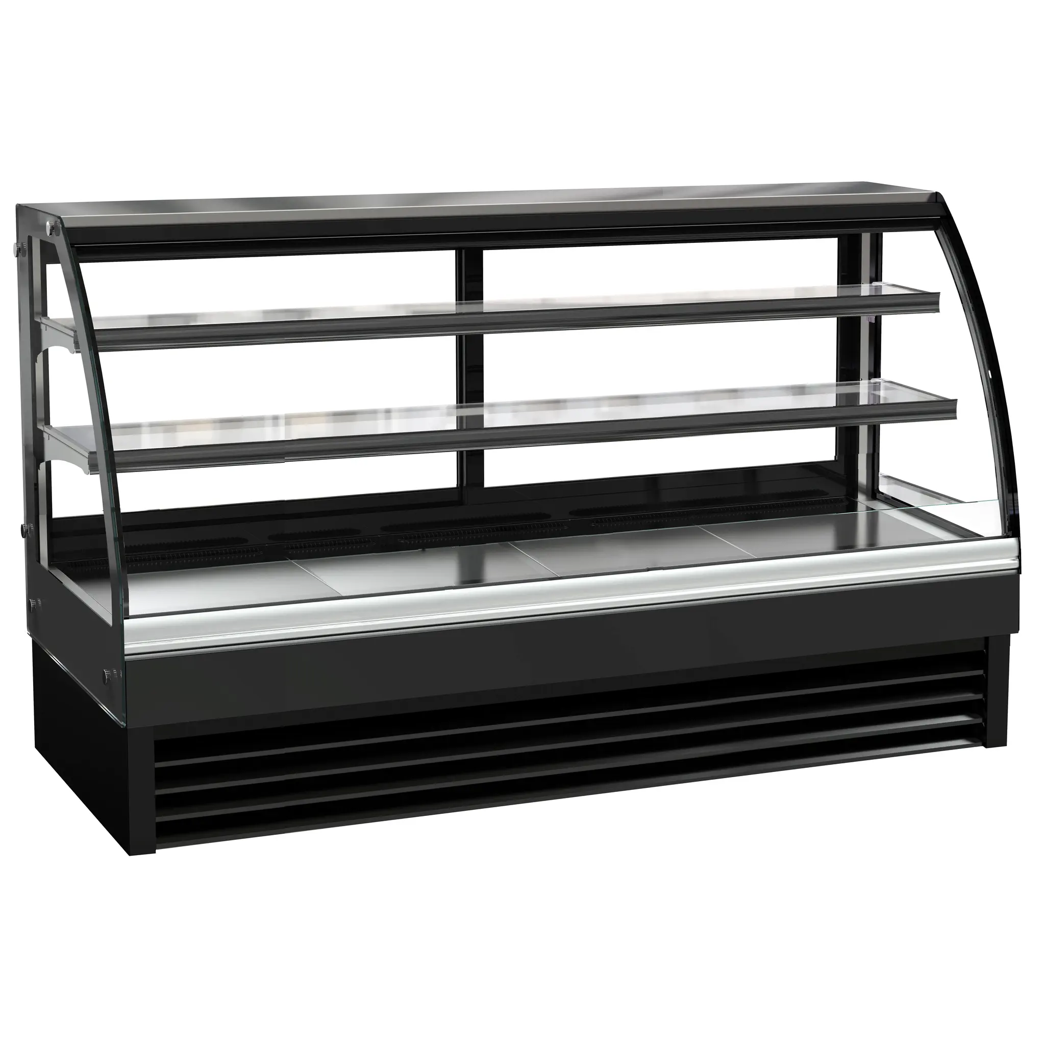 Vitrines à pâtisserie 2000mm vitrage bombé