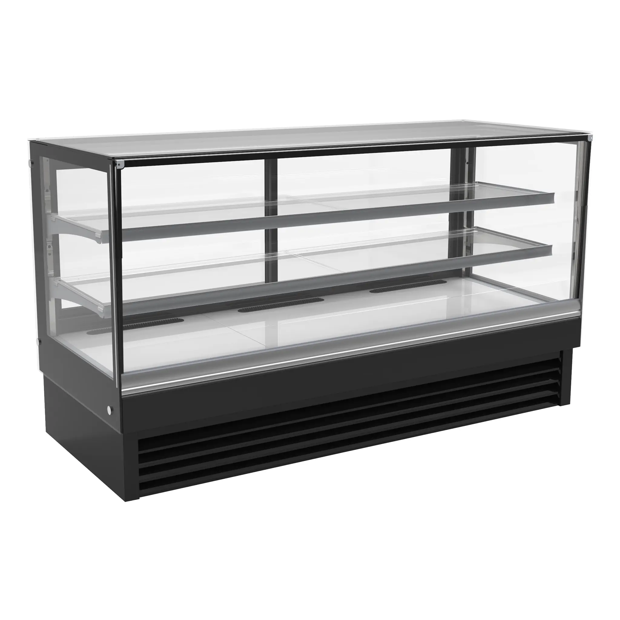 Vitrines à pâtisserie 2000mm vitrage droit